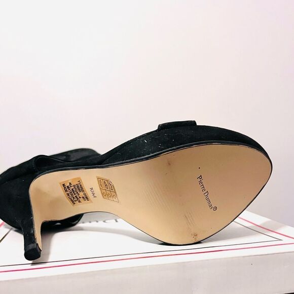 New black suede high heels - Picture 5 of 5